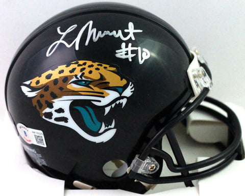 Laviska Shenault Autographed Jacksonville Jaguars Mini Helmet- Beckett W *Silver