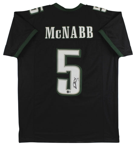 Eagles Donovan McNabb Authentic Signed Black Jersey Autographed BAS Witnessed