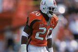 Ray Lewis Signed Miami Hurricanes Speed Mini Helmet (Beckett) Ravens Linebacker