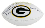 Jerry Kramer Signed Green Bay Packers Embroidered NFL Football "HOF 2018"
