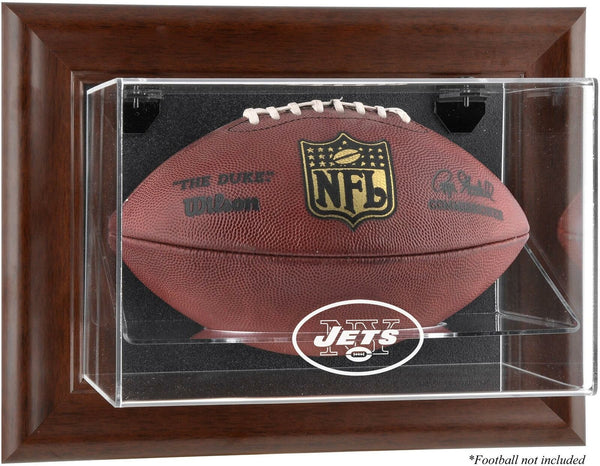 New York Jets Brown Football Display Case - Fanatics