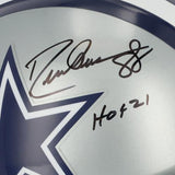 Drew Pearson Dallas Cowboys Signed Riddell VSR4 Authentic Helmet & "HOF 21" Insc