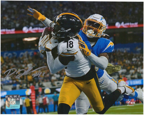 Diontae Johnson Steelers Signed 8x10 Touchdown Catch Photograph