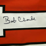 Autographed/Signed BOBBY BOB CLARKE Philadelphia Orange Stat Jersey JSA COA Auto