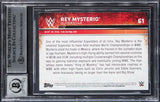 Rey Mysterio Authentic Signed 2015 Topps WWE #61 Card Auto 10! BAS Slabbed