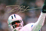 Deion Sanders Signed Dallas Cowboys 8x10 Pointing HM Photo- Beckett W *Silver