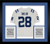 Framed Jonathan Taylor Indianapolis Colts Autographed White Nike Limited Jersey