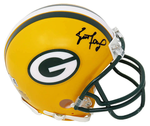 Brett Favre Signed Green Bay Packers Riddell Mini Helmet Favre Holo / SCHWARTZ