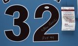 Steve Carlton Philadelphia Phillies Signed 33x41 Framed Jersey Display (JSA)
