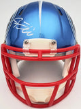 Ryan Tannehill Autographed Titans Flash Blue Speed Mini Helmet Beckett WN46893