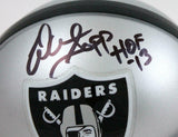 Warren Sapp Autographed Oakland Raiders Mini Helmet w/HOF-Beckett W Hologram