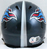 AJ Brown Autographed Tennessee Titans Speed Mini Helmet-Beckett W Hologram
