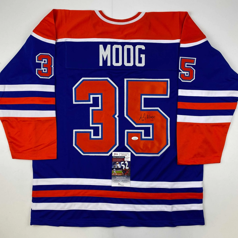 Jari Kurri Edmonton Oilers Signed Jersey Hockey Memorabilia Collector Frame