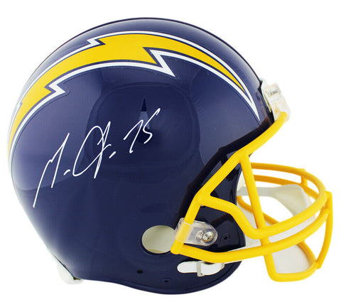 Melvin Gordon Signed Los Angeles Chargers Throwback Authentic Blue NFL Helmet