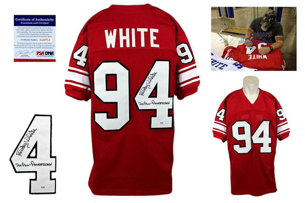 Randy White Autographed SIGNED Jersey - PSA/DNA Authentic - Red
