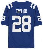 FRMD Jonathan Taylor Indianapolis Colts Signed Blue Home Nike Limited Jersey