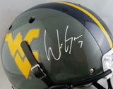 Will Grier Signed West Virginia Full Size Grey Schutt Helmet- JSA W Auth