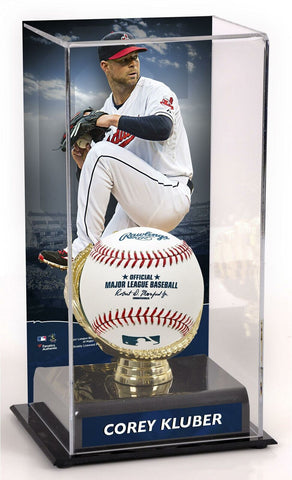 Corey Kluber Indians Gold Glove Display Case with Image - Fanatics