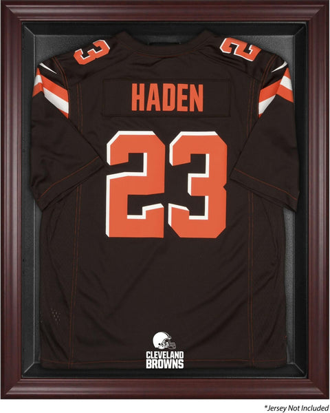 Cleveland Browns Frame Jersey Display Case-Mahogany Authentic