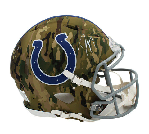 Dwight Freeney Signed Indianapolis Colts Speed Authentic Camo NFL Helmet