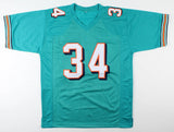 Ricky Williams Signed Miami Dolphins Jersey (Beckett Holo) 2002 NFL Rushing Ldr.