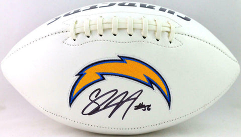 Shawne Merriman Autographed San Diego Chargers Logo - Beckett W Authentication