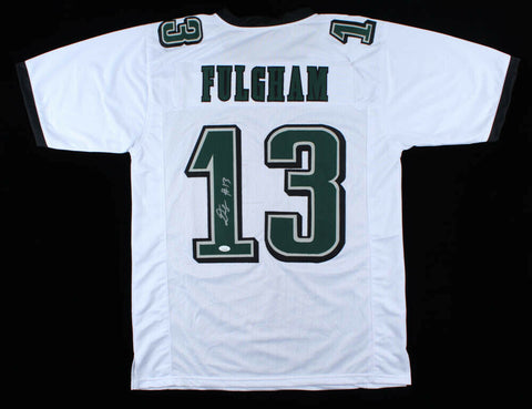 Travis Fulgham Signed Philadelphia Eagles Jersey (JSA COA)Starting Wide Receiver