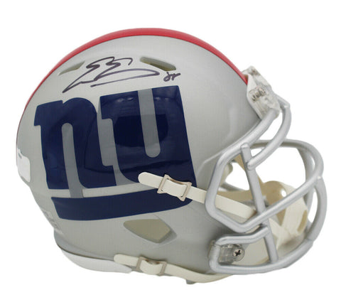 Evan Engram Signed New York Giants Speed AMP NFL Mini Helmet