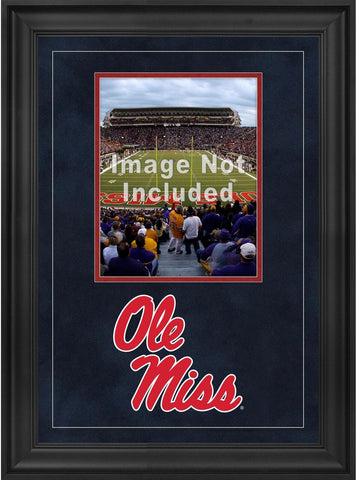 Ole Miss Rebels Deluxe 8x10 Vertical Photo Frame w/Team Logo