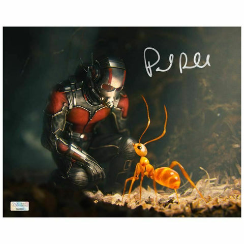 Paul Rudd Autographed Ant-Man 8x10 Scene Photo
