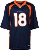 Framed Peyton Manning Denver Broncos Autographed Navy Blue Nike Elite Jersey