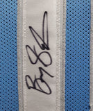 Detroit Lions Barry Sanders Autographed Signed Framed Blue Jersey PSA/DNA U88767