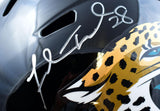 Fred Taylor Autographed Jaguars F/S Speed Helmet-Beckett W Hologram *Silver