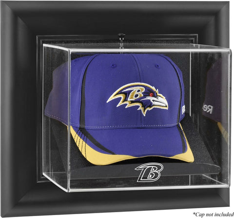 Ravens Black Framed Wall-Mountable Cap Logo Display Case - Fanatics