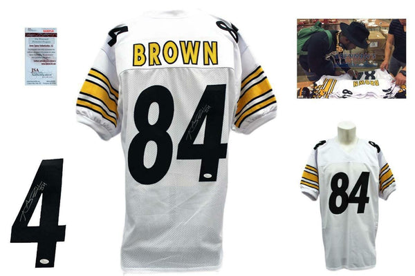 Antonio Brown SIGNED Jersey - JSA Witness - Pittsburgh Steelers Autographed - WT