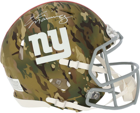 Eli Manning New York Giants Signed Camo Alternate Authentic Helmet