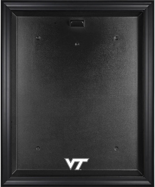 Virginia Tech Hokies Black Framed Logo Jersey Display Case Authentic