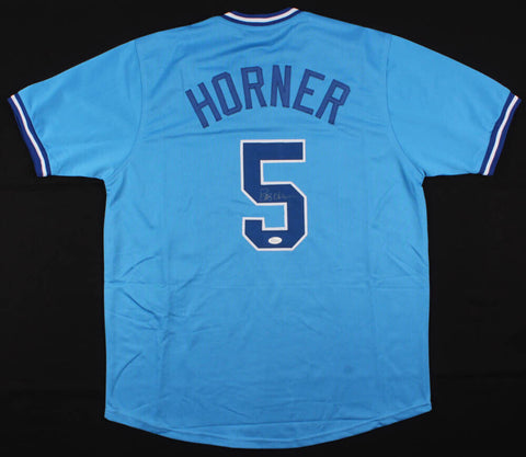 Bob Horner Signed Atlanta Braves Jersey (JSA COA) 1978 N.L. Rookie of the Year
