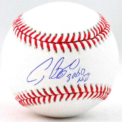 Craig Biggio Autographed Rawlings OML Baseball w/ 3,060 Hits - Tristar *Blue
