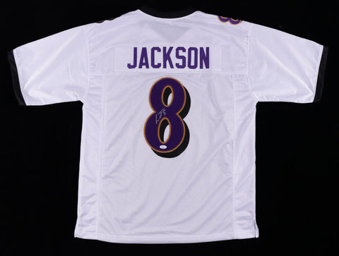 Lamar Jackson Signed Baltimore Ravens Jersey (JSA Hologram) 2016 Heisman Trophy