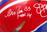 J. Kelly T. Thomas A. Reed Signed Bills 87-01 F/S Speed Authentic Helmet-BAWHolo