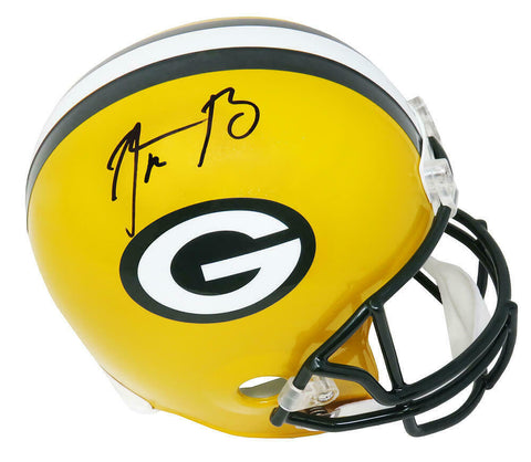 Aaron Rodgers Signed Green Bay Packers Riddell Full Size Rep Helmet - Fanatics
