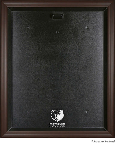 Memphis Grizzlies Brown Framed Jersey Display Case