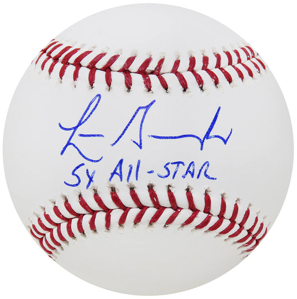 Luis Gonzalez Signed Rawlings Official MLB Baseball w/57 HR 2001 -(SCHWARTZ COA)