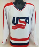 Mike Richter Signed Team USA 1998 Jersey (JSA COA)1994 Rangers Stanley Cup Champ