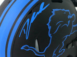 D'Andre Swift Signed Detroit Lions Eclipse Speed Mini Helmet-Fanatics Auth *Blue