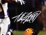 Adrian Peterson Signed Minnesota Vikings 16x20 Running HM Photo-Beckett W Holo
