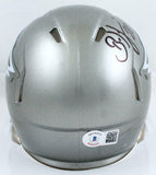 Brian Dawkins Autographed Philadelphia Eagles Flash Speed Mini Helmet-BAW Holo