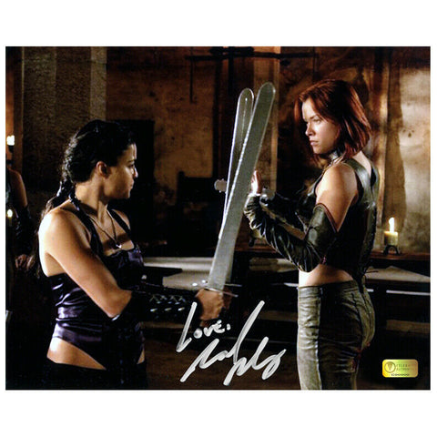 Michelle Rodriguez Autographed BloodRayne Katarin and Rayne 8x10 Photo