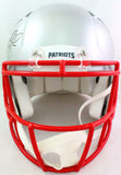 Randy Moss Autographed New England Patriots F/S Speed Authentic Helmet w/ Insc *